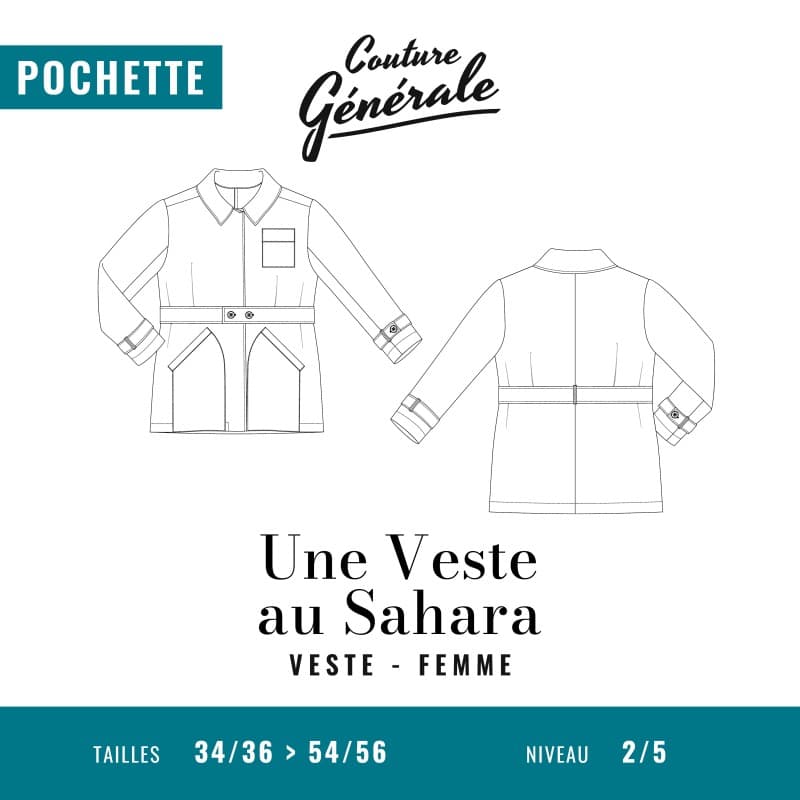 Patron veste Une Veste au Sahara