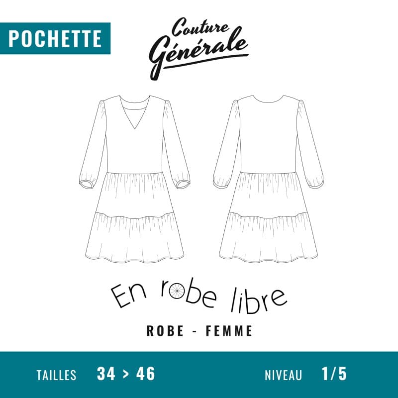 Patron robe En robe libre