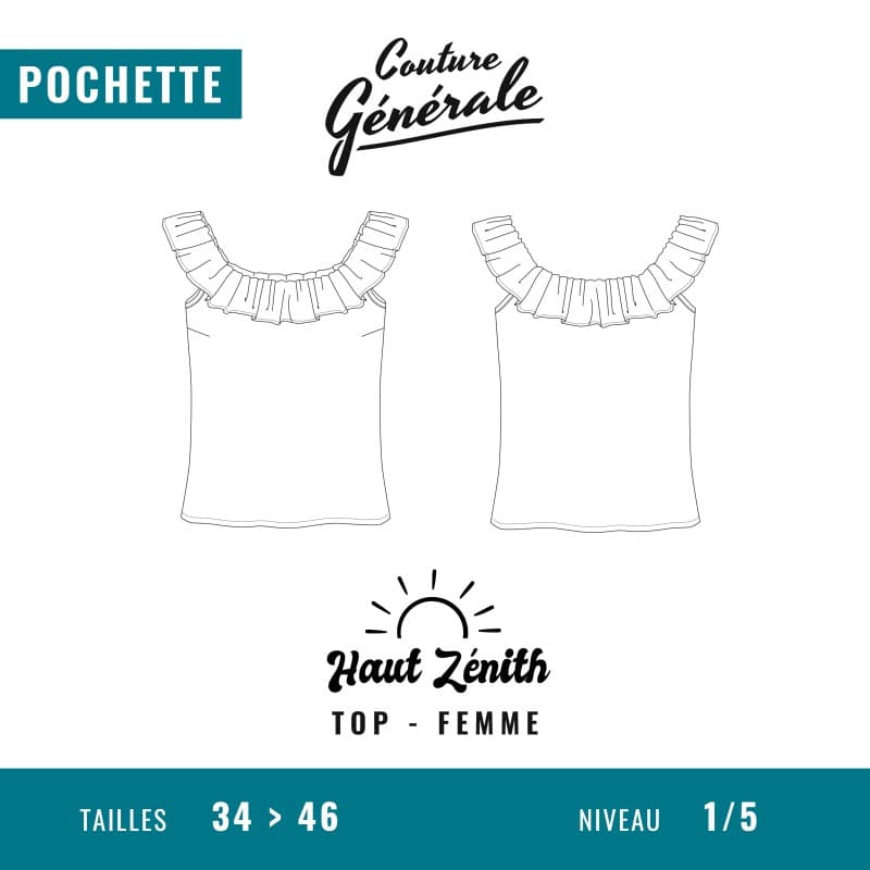 Patron top Haut Zénith