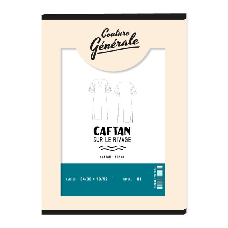 Patron caftan Caftan sur le rivage — visuel 2