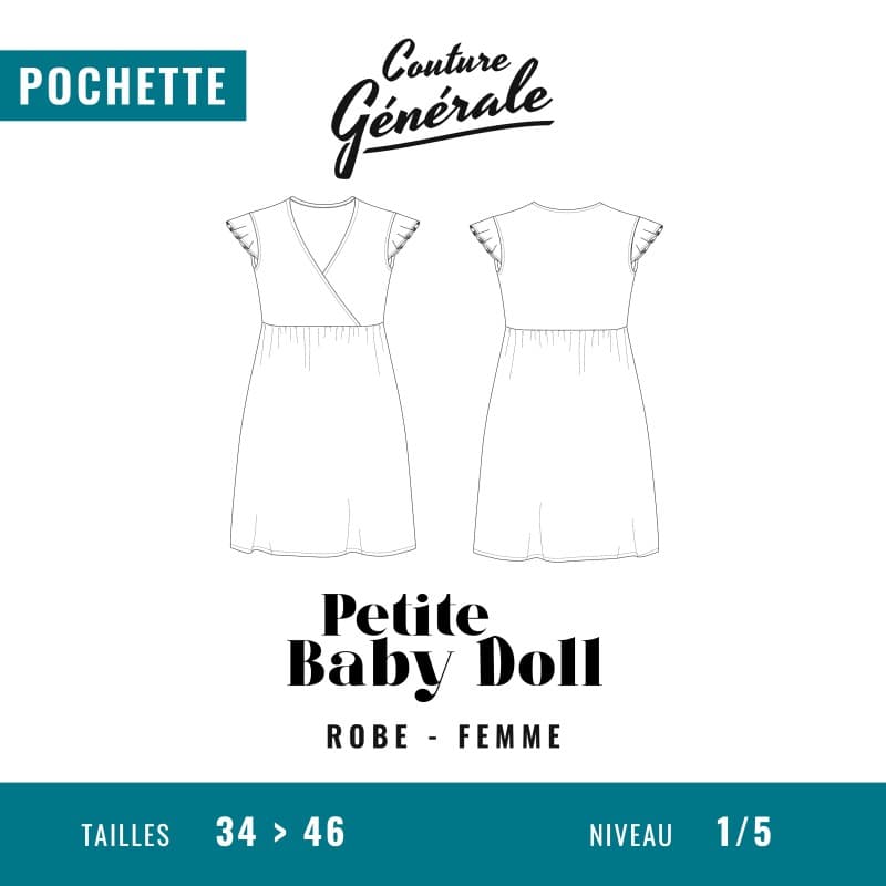 Patron robe Petite baby doll