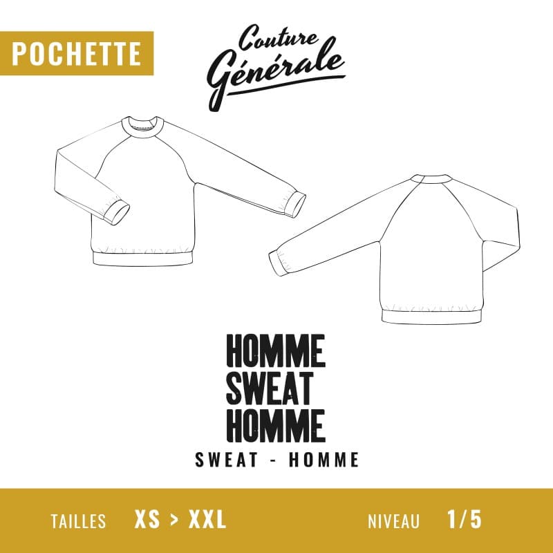 Patron sweat homme Homme sweat homme