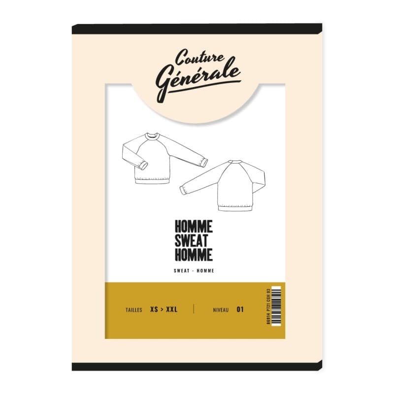 Patron sweat homme Homme sweat homme — visuel 2