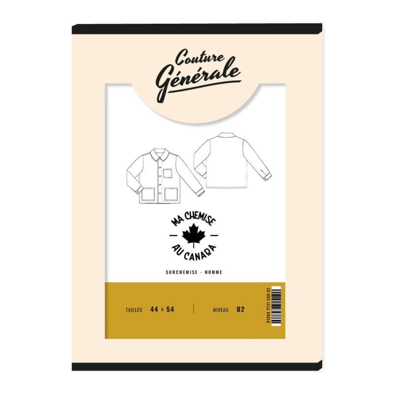 Patron surchemise homme Ma chemise au Canada — visuel 2