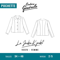 Patron Couture Générale Veste – La Jackie.K Jacket — visuel 1