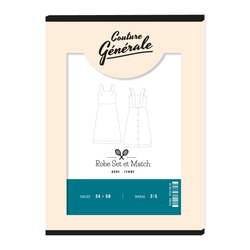 Patron robe Set et Match — visuel 2