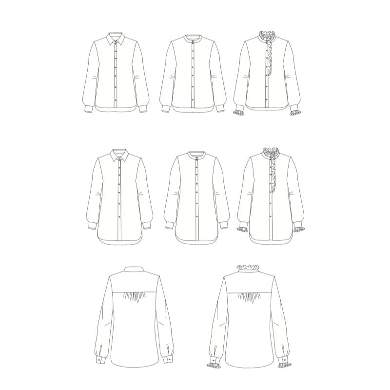 Patron chemise et robe Jean & col — visuel 4